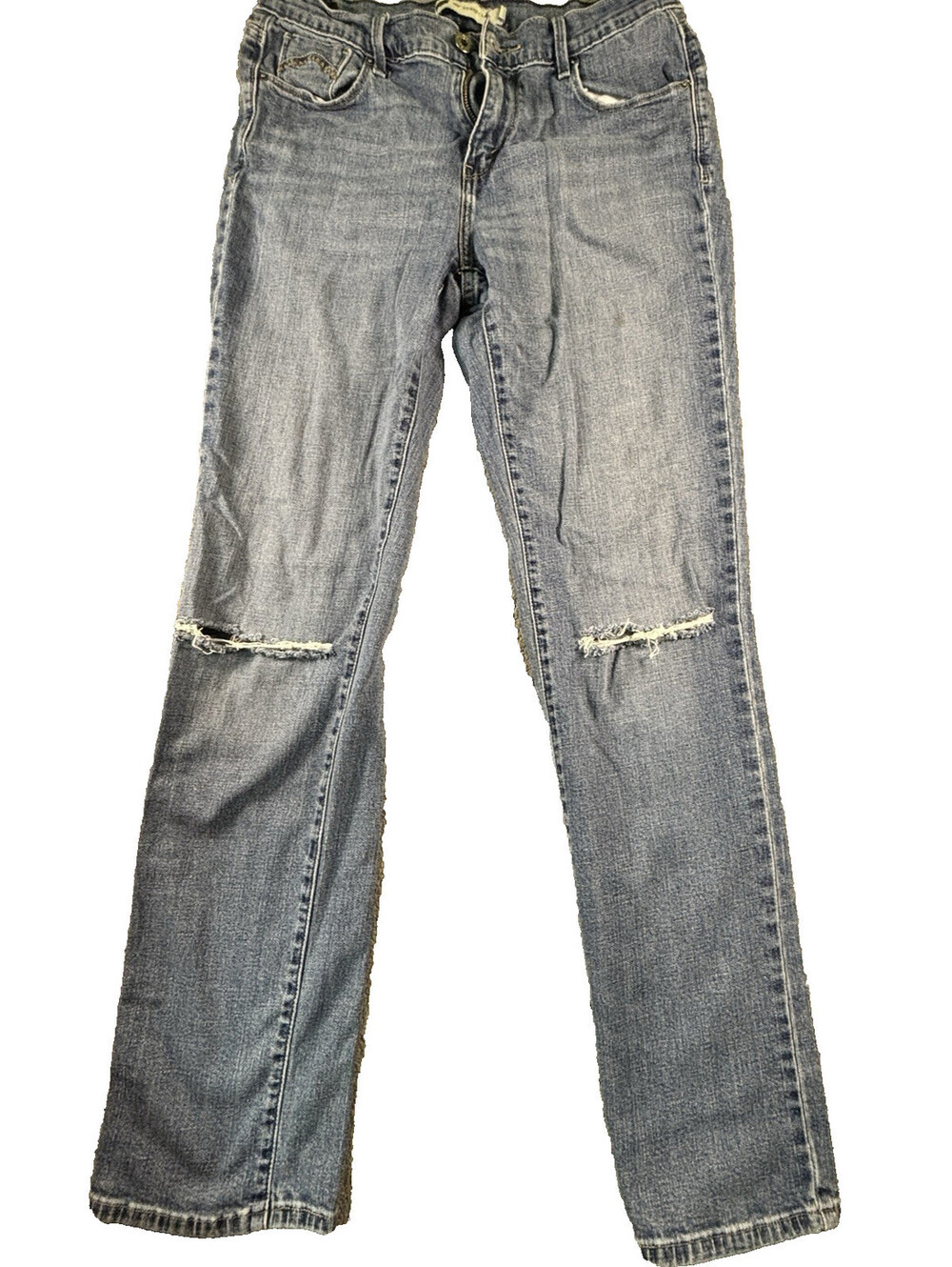 Levi's 505 Straight Leg Women's Jeans size 10 Blue Wash Vintage Style Egypt Made